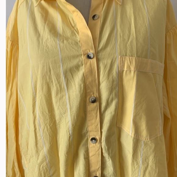 NWOT We the free poplin top also have yellow in my closet - Picture 2 of 8